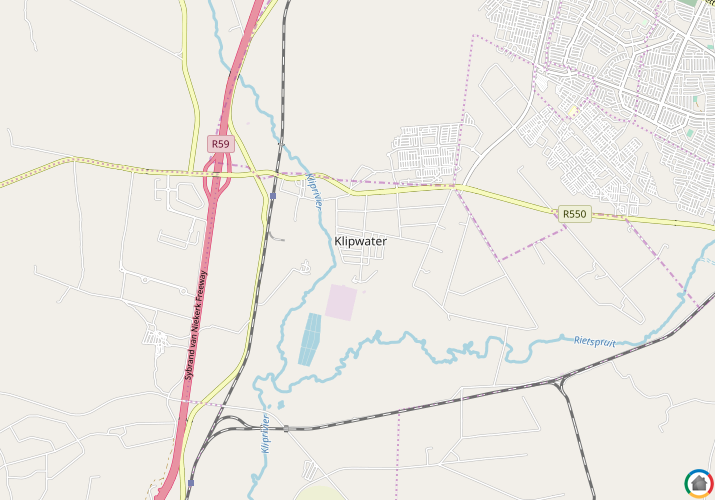 Map location of Klipwater